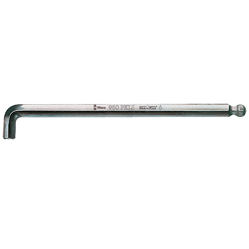 Wera 05022042001 950PKLS Hex Key 2.5/112 Long Ballend Chrome-Plated