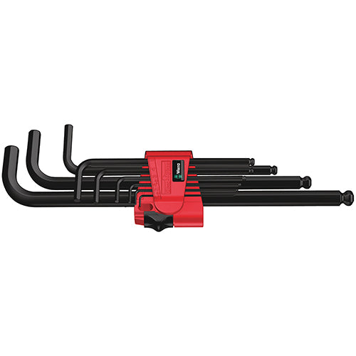 Wera 05022086001 950PKL/9BMN Hex Key Set 1.5-10 Long Ballend Blacklaser 9pc