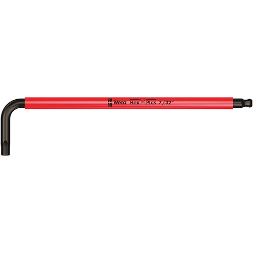 Wera 05022635001 950SPKL Multicolour Hex Key 7/32/172 Long Ballend Blacklaser