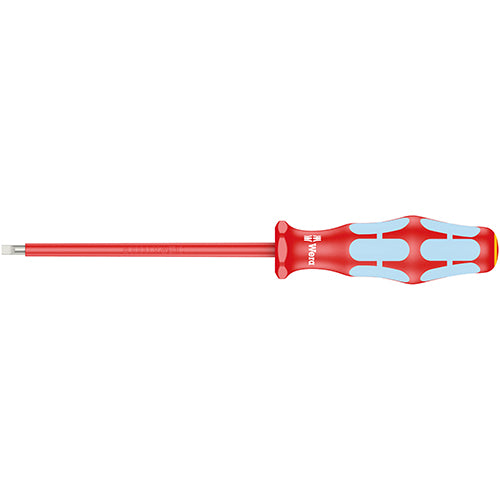 Wera 05022730001 3160i Screwdriver Slotted 0.6/3.5/100 Kraftform Stainless VDE