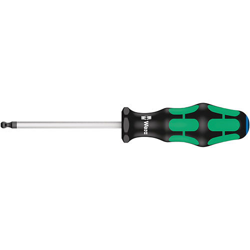 Wera 05022815001 352 Screwdriver Ballend Hex 5.0/100 Kraftform Plus