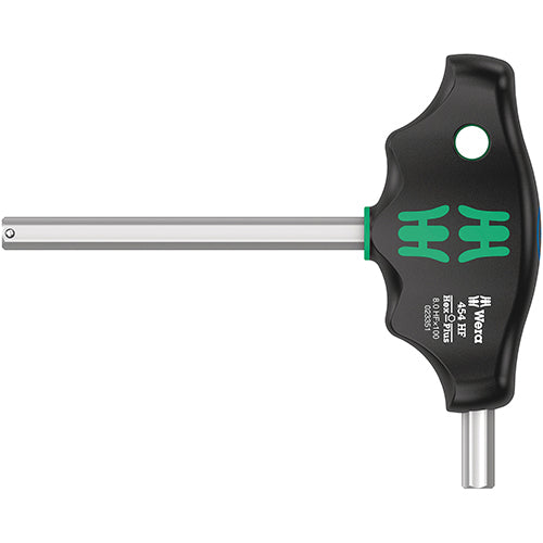 Wera 05023351001 454 Hex-Plus Holding Function T-Handle 8.0x100mm