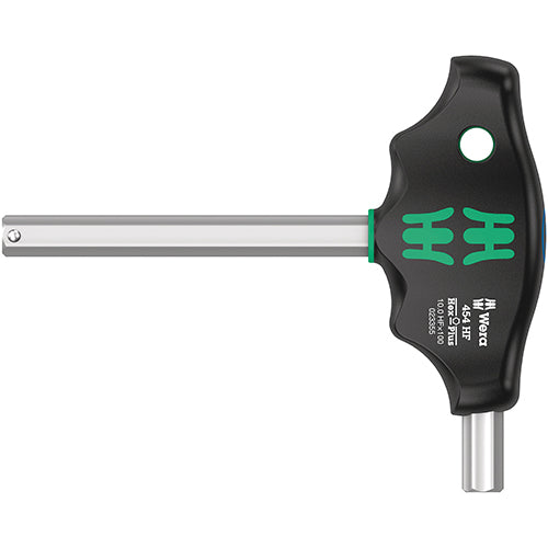 Wera 05023354001 454 Hex-Plus Holding Function T-Handle 10.0x100mm