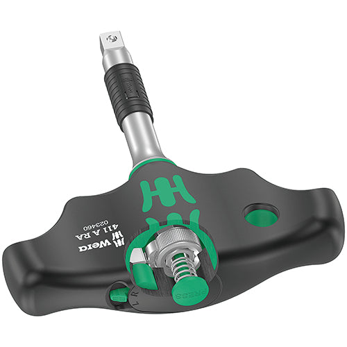 Wera 05023460001 411 RA T-Handle 1/4" Square Drive