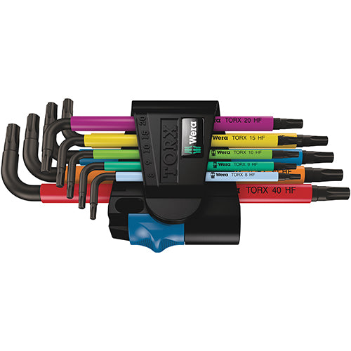 Wera 05024179001 967SL/9 Torx Hf Key Set T8-T40 Multicolour 9pc