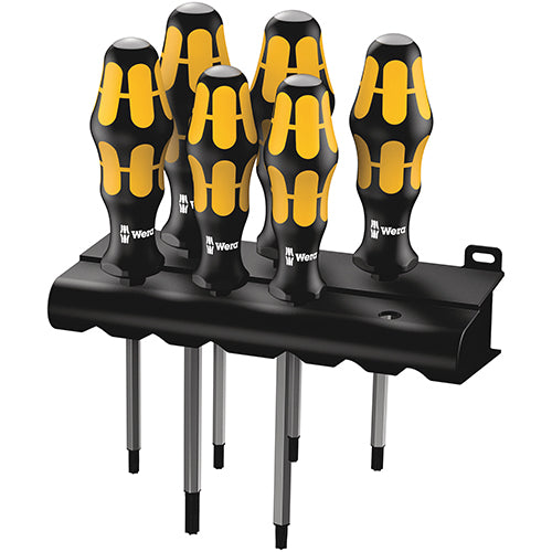 Wera 05024410001 977/6 Chiseldriver Set Torx Kraftform Plus 6pc