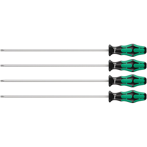 Wera 05028074001 367/4 Holding Function L Srewdriver Set Torx Kraftform Plus 4pc