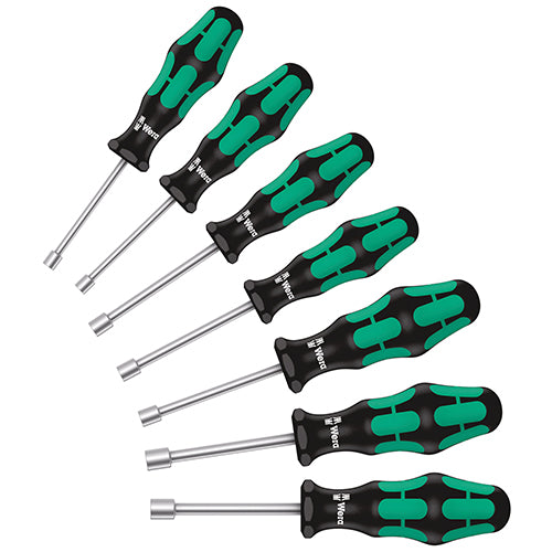 Wera 05029510001 395HO/7 SM Screwdriver Set Nutspinner 7pc