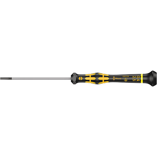 Wera 05030104001 1578A Kraftform Micro Screwdriver Slotted 0.40/2.5/80 ESD