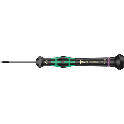 Wera 05030160001 2073 Screwdriver Five Lobe #1/44 Kraftform Micro