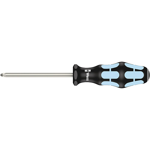 Wera 05032032001 3355 Screwdriver Pozidriv 2/100 Kraftform Stainless