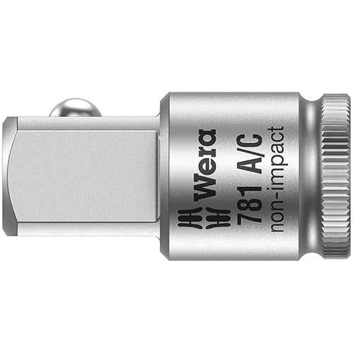 Wera 05042671001 781 A/C 1/4" Sq/Sq Adaptor 1/4" To 1/2"