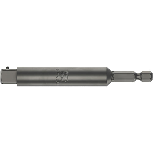 Wera 05050220001 870/4 Adaptor 1/4"Hex/3/8"Square/100mm