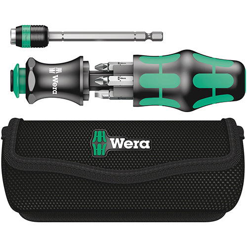 Wera 05051021001 Kraftform Kompakt 20 Slotted/Phillips/Pozidriv/Pouch 8pc