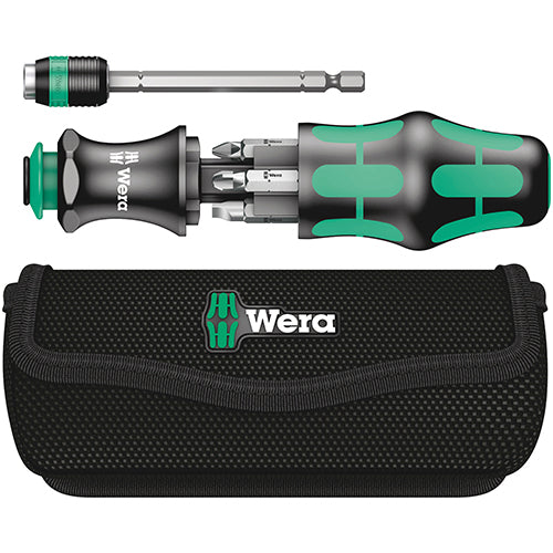 Wera 05051024001 Kraftform Kompakt 25 Slotted/Phillips/Pouch 8pc