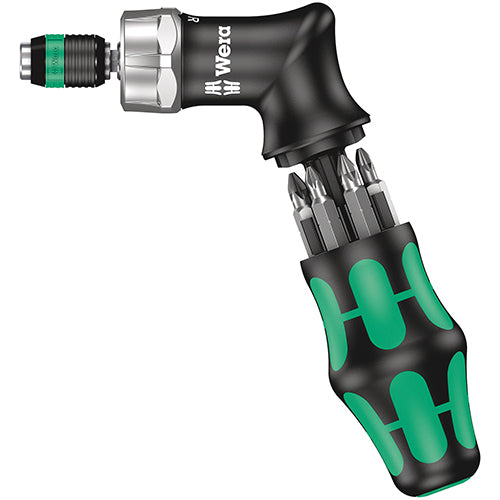 Wera 05051030001 Kraftform Kompakt RA Phillips/Pozidriv/Torx Ratchet Pistol Grip 7pc