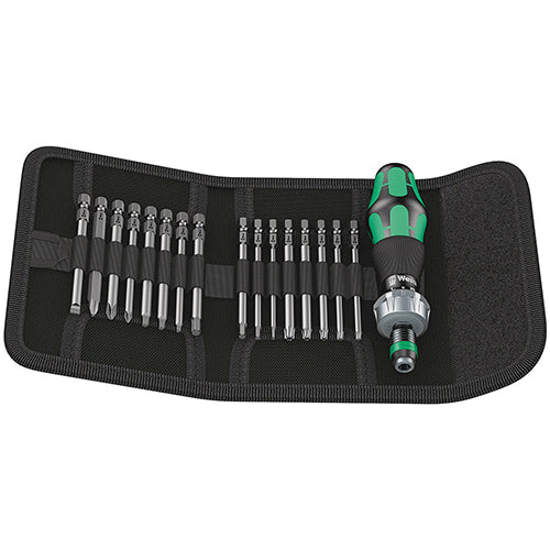 Wera 05051041001 Kratform Kompakt 60RA Ratchet Screwdriver Set 17pc Imperial