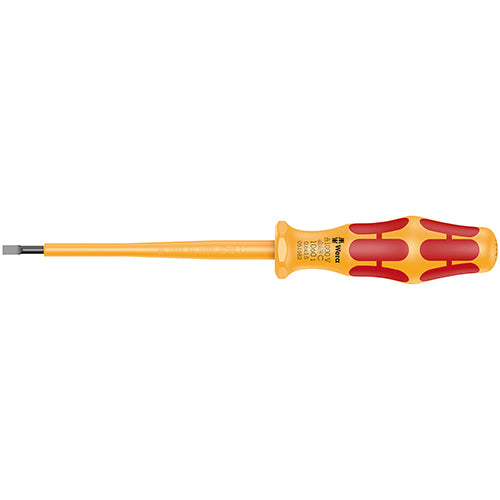 Wera 05051582001 1060i Kraftform VDE Slotted Screwdriver 0.6 x 3.5 x 100mm