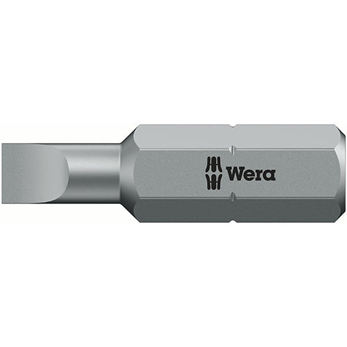 Wera 05056200001 800/1Z Bit Slotted 0.5/3/25 Extra Tough