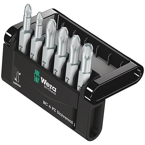 Wera 05056471001 Minicheck 50mm Bitcheck Pozidriv Extra Tough Torsion 7pc