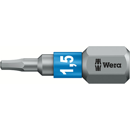 Wera 05056680001 840/1BTZ Bit Hex-Plus SW1.5/25 Extra Tough Bitorsion