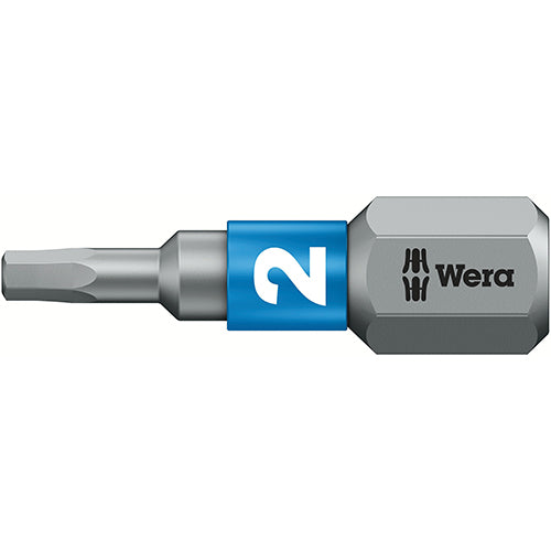 Wera 05056681001 840/1BTZ Bit Hex-Plus SW2.0/25 Extra Tough Bitorsion