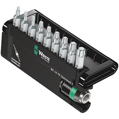 Wera 05057115001 Bitcheck 10 Torx Universal 2 Z 10pc
