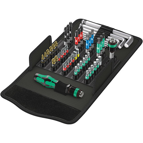 Wera 05057460001 Kraftform Kompakt 100 Screwdriving Service Kit 52pc