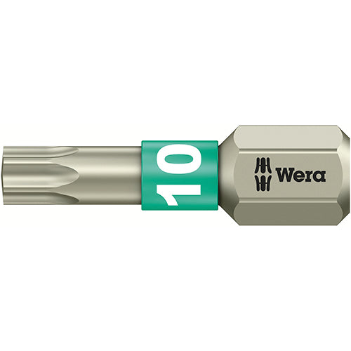 Wera 05071032001 3867/1 TS Bit Torx 10/25 Stainless Torsion