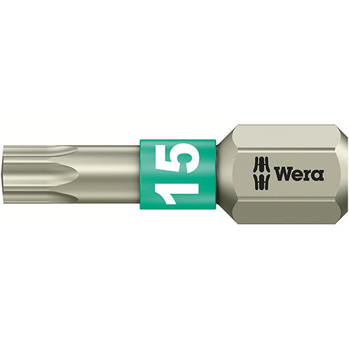 Wera 05071033001 3867/1 TS Bit Torx 15/25 Stainless Torsion