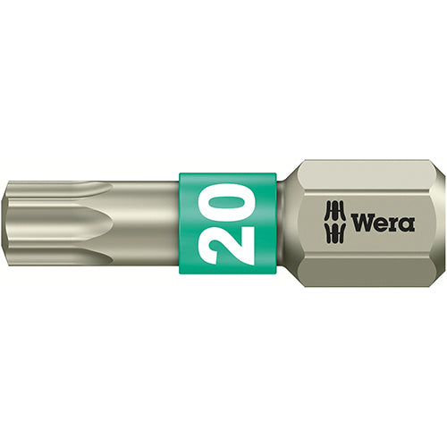 Wera 05071034001 3867/1 TS Bit Torx 20/25 Stainless Torsion