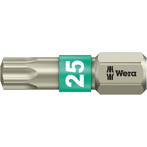 Wera 05071035001 3867/1 TS Bit Torx 25/25 Stainless Torsion