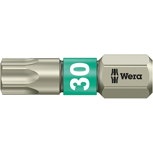 Wera 05071037001 3867/1 TS Bit Torx 30/25 Stainless Torsion