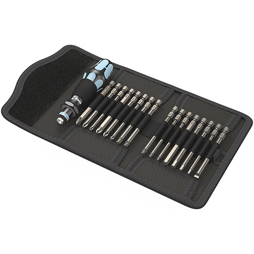 Wera 05071116001 Kraftform Kompakt 60 17pc Metric Stainless