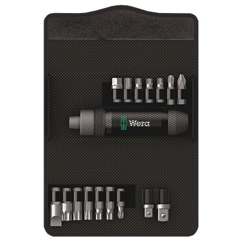 Wera 05072017001 2090/17 Impact Driver Set 5/16 90Nm 17Pc