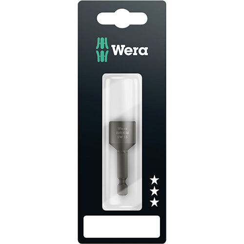Wera 05073508001 869/4M SB Mag Nutsetter 13mm/50mm Carded