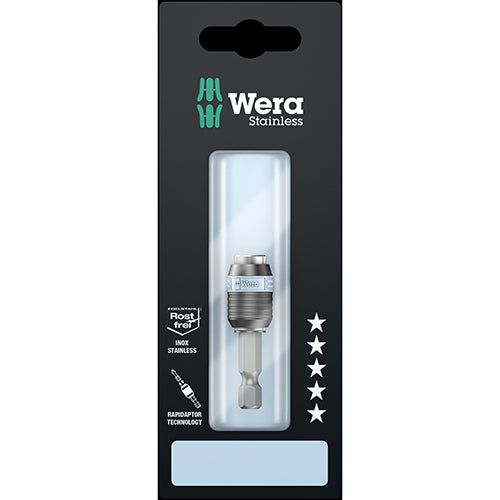 Wera 05073616001 3888/4/1 K SB Bit Holder 1/4"/50 Stainless Carded