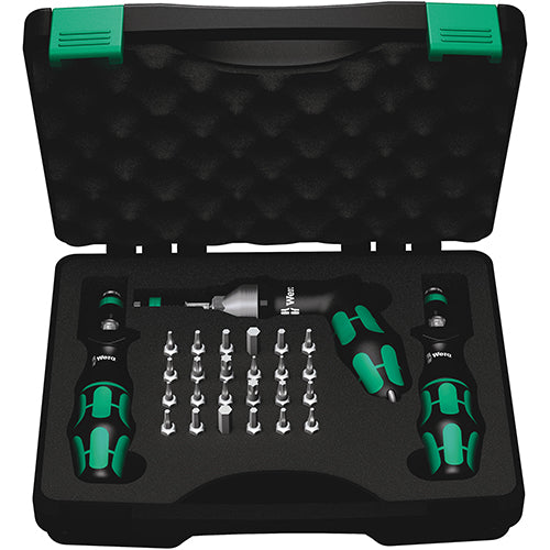 Wera 05074739001 7440/41/42 Torque Screwdriver Set 0.3-6.0nm With Bits 27pc