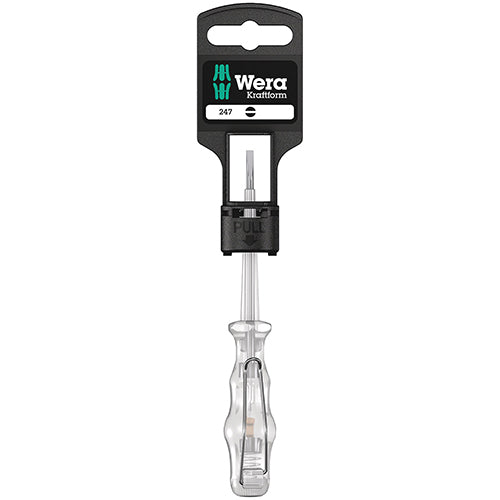 Wera 05100100001 247 SB Voltage Tester 3.0/70 Kraftform Plus Hangered