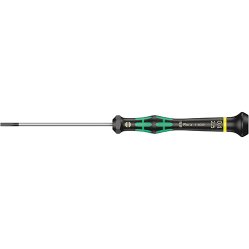 Wera 05118008001 2035 Screwdriver 0.40/2.5/80 Kraftform Micro