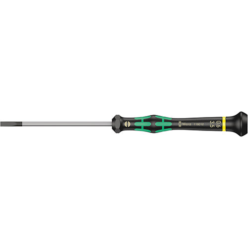 Wera 05118012001 2035 Screwdriver 0.60/3.5/80 Kraftform Micro