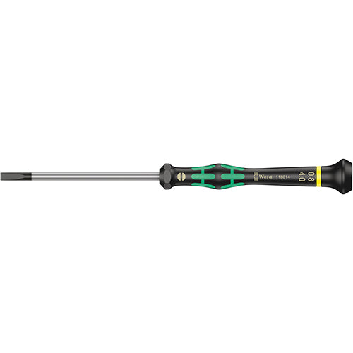 Wera 05118014001 2035 Screwdriver 0.80/4.0/80 Kraftform Micro