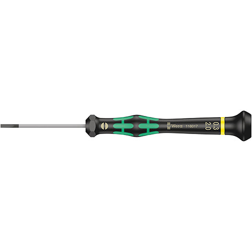 Wera 05118017001 2035 Kraftform Micro Screwdriver Slotted