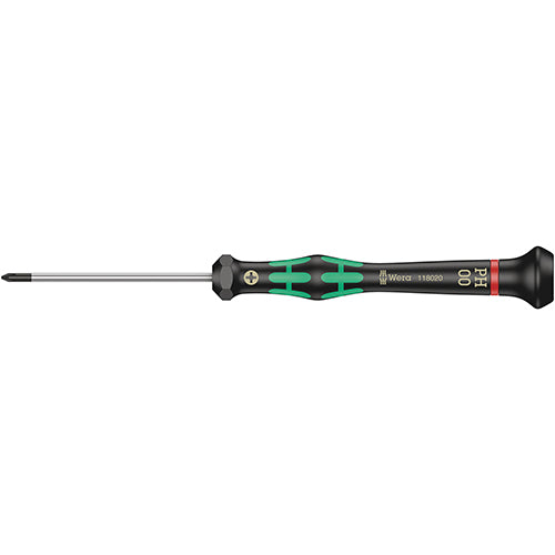 Wera 05118020001 2050 Screwdriver Phillips 00/60 Kraftform Micro