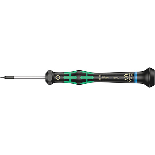 Wera 05118060001 2054 Screwdriver Hex 0.7/40 Kraftform Micro