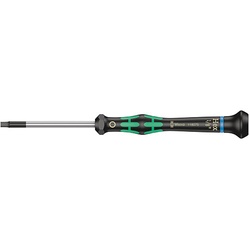 Wera 05118075001 2054 Screwdriver Hex 1/8"/60 Kraftform Micro