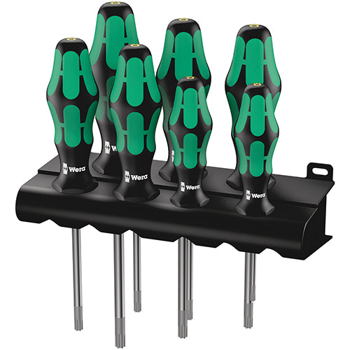 Wera 05223161001 367/7 Holding Function Screwdriver Set Torx Kraftform Plus 7pc