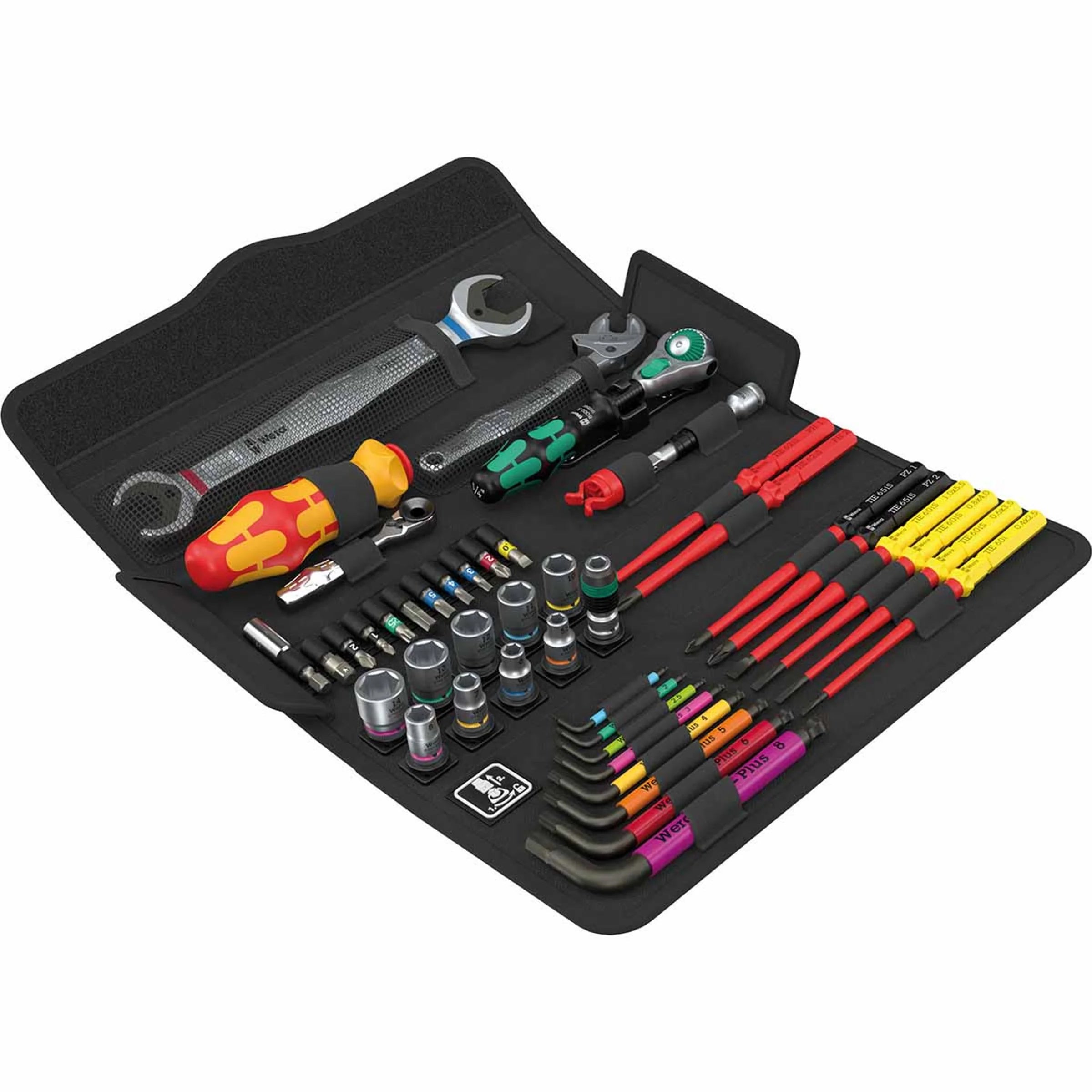Wera 05340006001 Kraftform Kompakt W 11 Maintenance Kit (45 Pieces)
