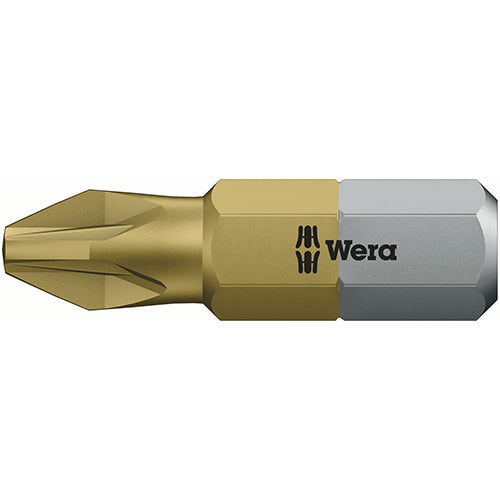 Wera 05480222001 855/1 Bit Pozidriv 2/25 TiN Coated