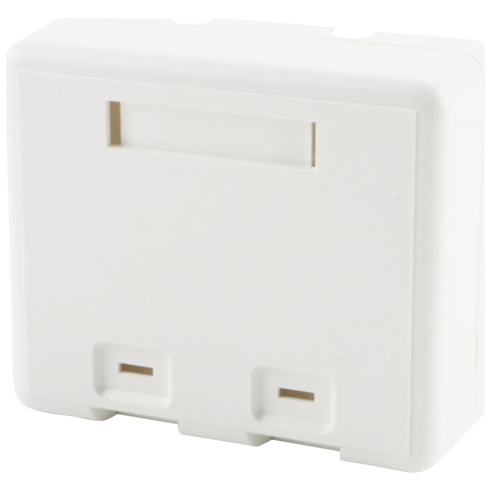 Excel Cat6 Plus Surface Mount Box 2 Ports White